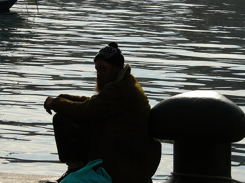 Le clochard du Vieux Port par Antoine 2011