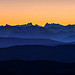 La dentelles du relief des alpes depuis le Mt Ventoux. par DBPhotographe - Bédoin 84410 Vaucluse Provence France